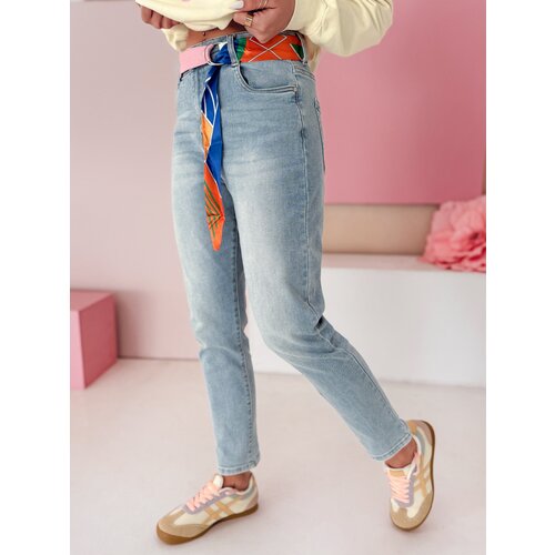 DStreet Spodnie damskie jeansowe mom fit NEWGEN niebieskie Cijene