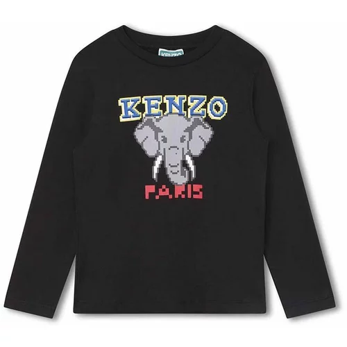 Kenzo Kids Majica kratkih rukava boja: crna, s tiskom