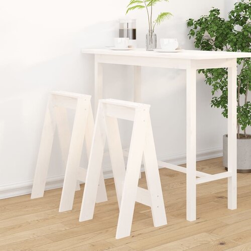  Stolci 2 kom bijeli 40 x 40 x 75 cm od masivne borovine Cijene