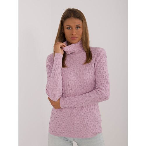 Fashion Hunters Light purple turtleneck Slike