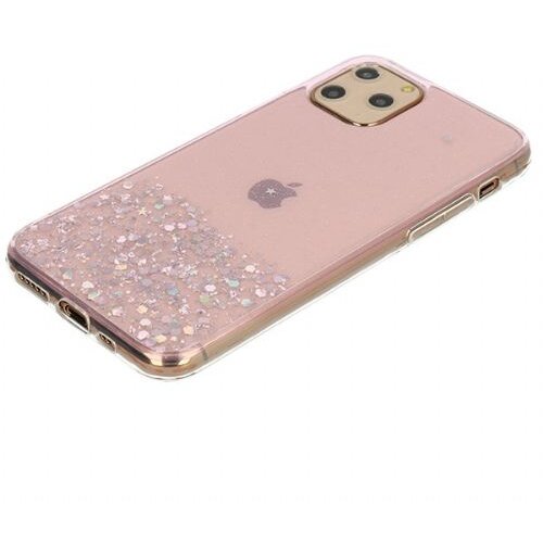 Nillkin silikonski ovitek z ble&amp;scaron;čicami sparkle za iphone 7 in 8 in se (2020) - prozorno roza Slike