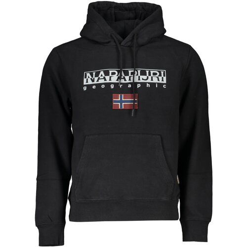 Napapijri MEN&amp;amp;#39;S BLACK ZIPLESS SWEATSHIRT Slike