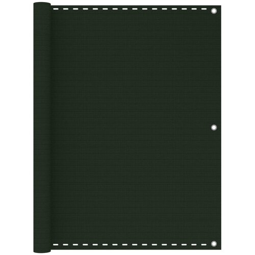 Balkonski zastor tamnozeleni 120 x 300 cm HDPE Slike