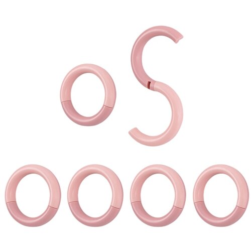 INF Obe&scaron;alnik za S-kavlje brez vrtanja - Komplet 4 Pink, (22064579) Cene