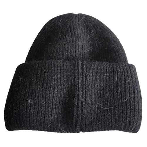 INF Pletena kapa - topla in elegantna kapa za zimo Black, (21658220) Slike