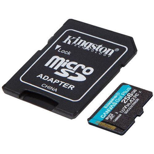 Kingston spominska kartica canvas go! plus microsd 256GB Slike