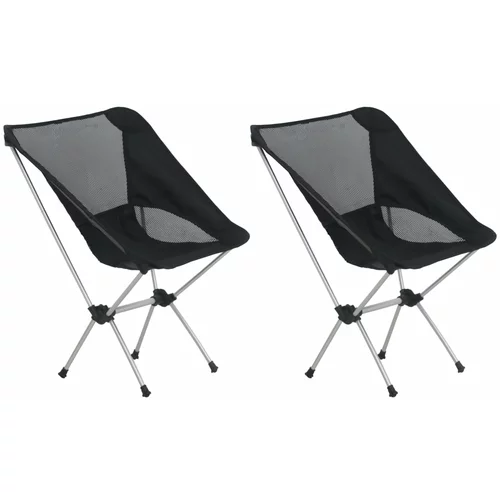  Sklopive stolice za kampiranje 2 kom 54x50x65 cm aluminijske