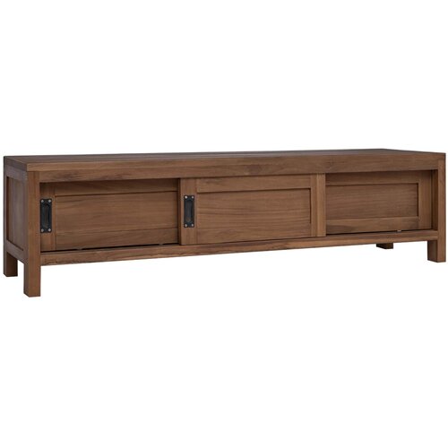  ormar 110 x 30 x 30 cm Čvrsto teak drvo Prirodna Slike