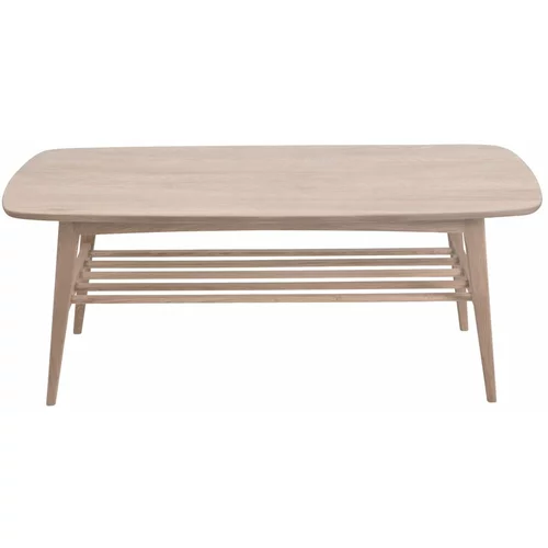 Actona Kavna mizica s hrastovim podnožjem Woodstock, 120 x 60 cm