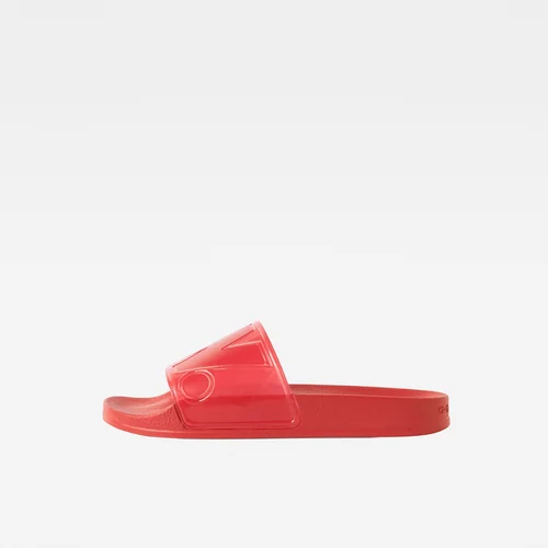 G-star Flip-flops - G-STAR Cart Slide II - Transparent WMN red