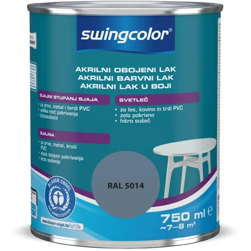 SWINGCOLOR Akrilni barvni lak Swingcolor (golobje modra, sijaj, 750 ml)