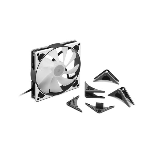Sharkoon Cooler 14cm - SilentStorm 140 PWM RGB ventilator (34,7dB; 121,9 m3/h; 1400rpm; 3pin + 4pin konektor; hlajenje hiše) Cene