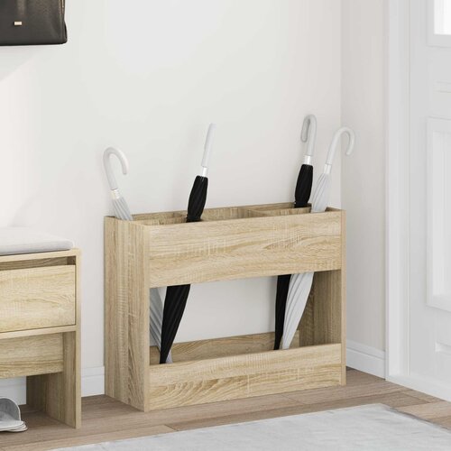  Stalak za ki&amp;scaron;obran s pohranom Sonoma hrast 65 x 24 x 50 cm Slike