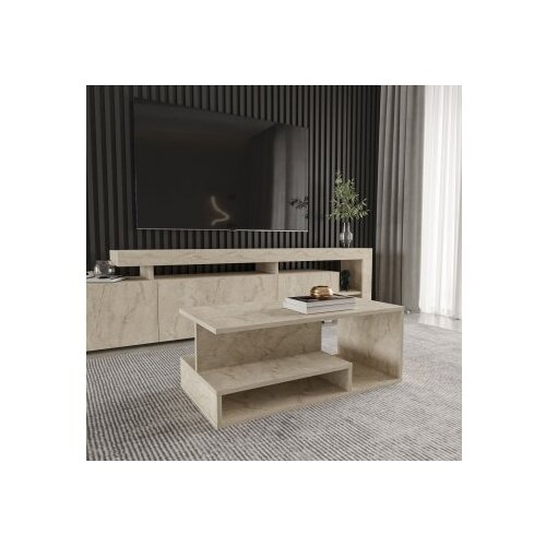 Hanah home Sto za dnevnu sobu Vera Mini Travertine Slike