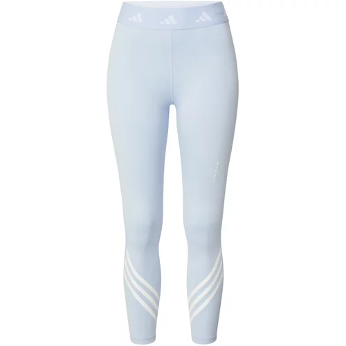Adidas Športne hlače svetlo modra / bela