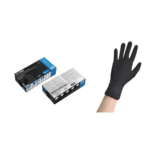 Setino nitrilne rukavice 5.5 gr crne 100/1 xl ( 2N ) Cene