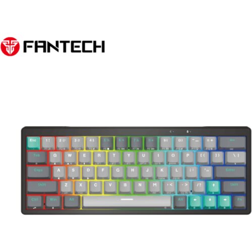 Fantech mehanička tastatura gaming MK912 rgb atom PRO63 wireless saturn (crveni switch) Cene