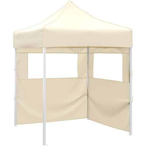 Šator za svadbe - &scaron;ator za zabave Krema 200 x 200 x 315 cm Oxford tkanina - Krema s dvije bočne zidove Da Cijene