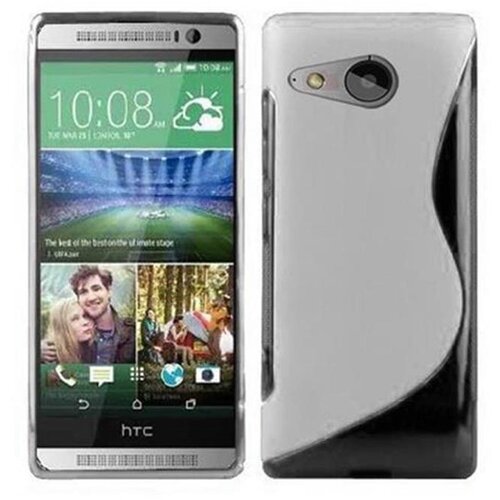 Cadorabo Case, združljiv s HTC v pol prozorni - za&scaron;čitni pokrov, narejen iz fleksibilnega silikona TPU, (20588485) Cene