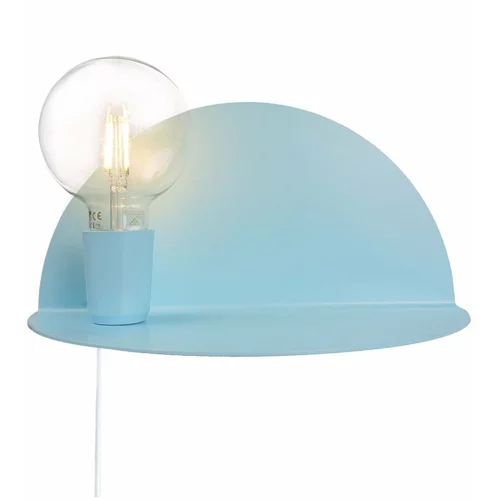 Homemania Decor plava zidna svjetiljka s policom Shelfie