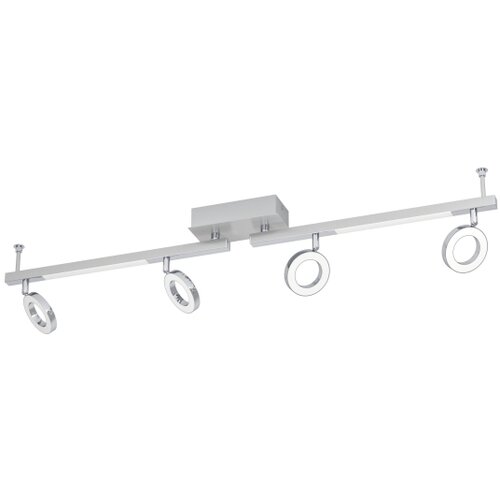 Eglo cardillio 1 reflektor/4, led, 4x3,2w/2x3,3w, 4x400lm/2x360lm, krom Slike