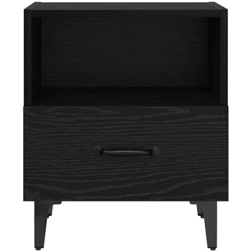  Noćni ormar Crni hrast 40 x 35 x 47.5 cm Konstruirano drvo Slike