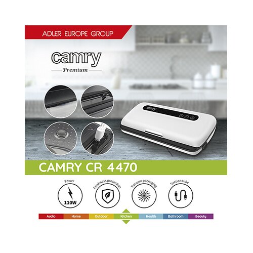 Camry CR4470 aparat za vakumiranje hrane i zavarivanje kesa -0,75 0,80 bara Slike