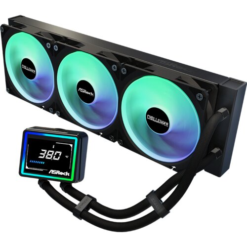 AsRock 360 A-RGB LCD AIOLiquid Cooler, Challenger3&rdquo; LCD, 1851, 1700, AM4, AM5 Cijene