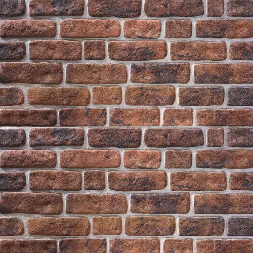  Zidne panele 10 pcs Smeđi cigla 100 x 50 cm EPS pjena Slike