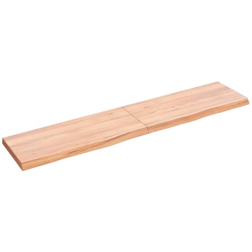 vidaXL Zidna polica svjetlosmeđa 140x30x4 cm od obrađene hrastovine Cijene