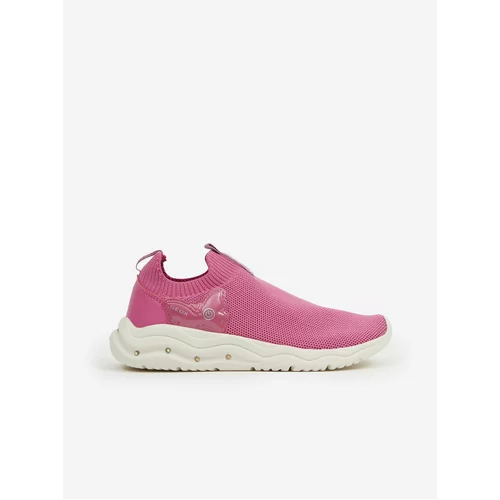 Geox Pink Girly Slip on Sneakers - Girls