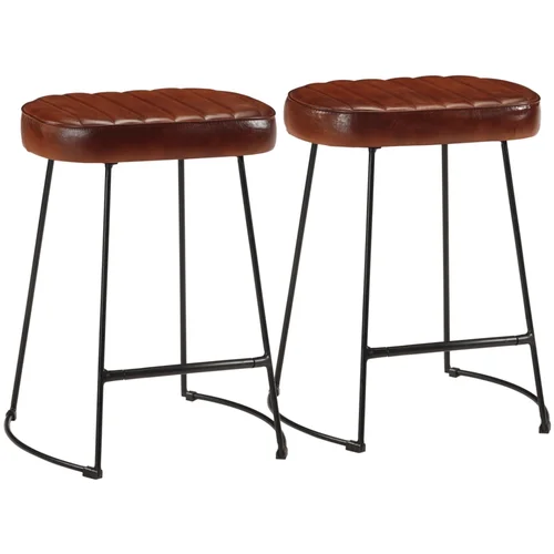 vidaXL Barski stolci 2 kom tamnosmeđi 40 x 29 5 x 53 cm vidaXL Barski stolci 2 kom tamnosmeđi 40 x 29 5 x 53 cm