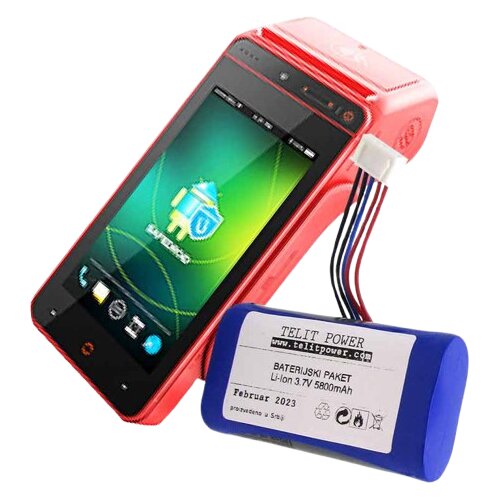Telit Power Baterija HBL9100 za Urovo i9100 Android POS uređaj, Li-Ion, 3.7V, 5800mAh Cene