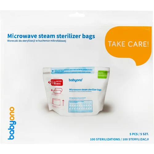 BabyOno Take Care Microwave Steam Sterilizer Bags vrećice za sterilizaciju za mikrovalnu 5 kom