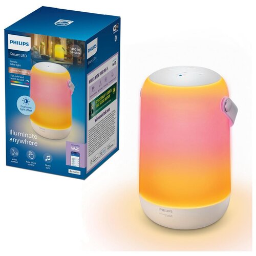 Philips LED RGBW prigu&amp;scaron;iva prenosna stolna lampa SMART LED/13,5W/3,6V Wi-Fi 1800 mAh Slike