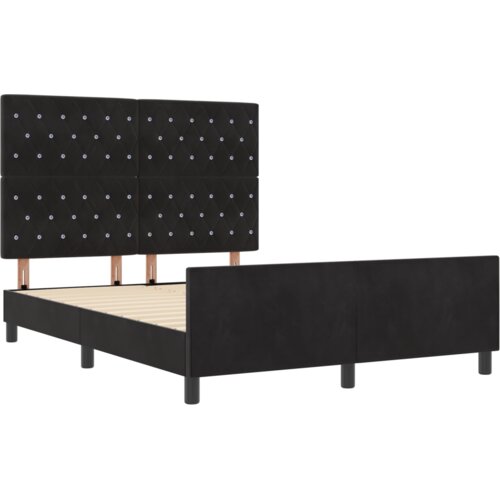 VidaXL krevetna Okvir Crna 140x190 cm Bar&amp;scaron;un Slike