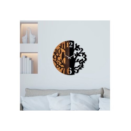 Wallxpert zidni sat wooden clock 71 Slike