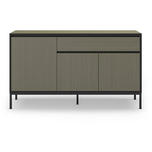 Marckeric Temno zelena nizka komoda 140x80 cm Lorenza – Cene