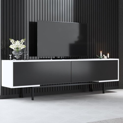 Hanah home force - black, white blackwhite tv stand Slike