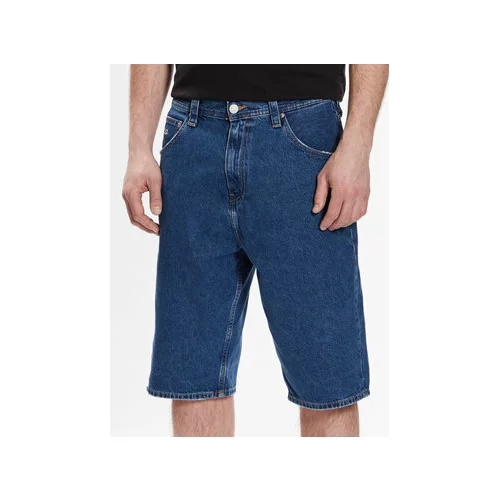 Tommy Jeans Jeans kratke hlače Aiden DM0DM16154 Modra Baggy Fit