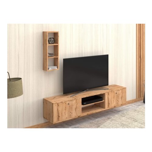 Hanah home tv polica aurora - sapphire oak Slike