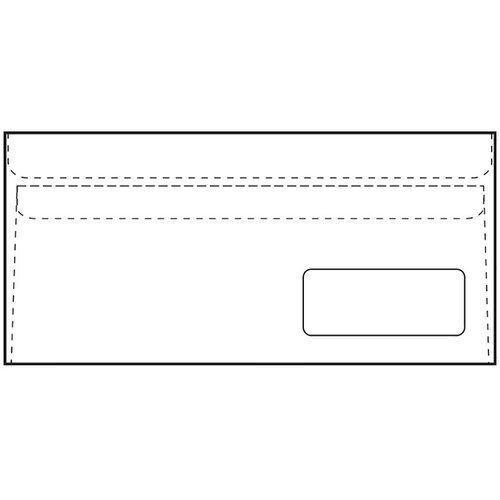 Fornax Uredski pribor kuverta ABT-PD latex 75 g PK25 230 x 110 prozor bijela Cijene