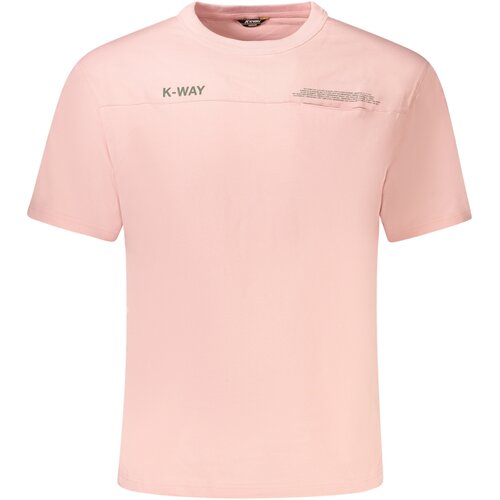 K-Way SHORT SLEEVE T-SHIRT MEN PINK Slike