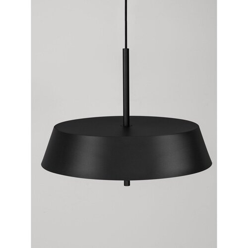 Nova Luce Mat črna aluminijasta LED zatemnitvena viseča svetilka &amp;oslash; 45 cm Velio &amp;ndash; Slike