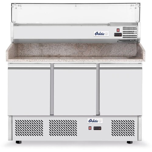 ARKTIC Pult za picu sa troja vrata i rashladnim displejom 380 + 40L, 254L, 230V/400W, 1400x700x(H)1491mm Cene