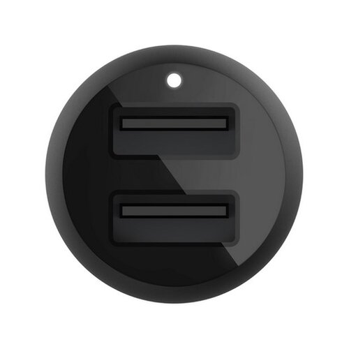 Belkin CCB001btBK Boost Charge punjač za auto upaljač Dual USB-A 24W, crni Slike