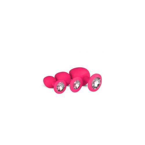 EasyToys - Anal Collection komplet analnih čepov Easytoys Diamond, roza Cene