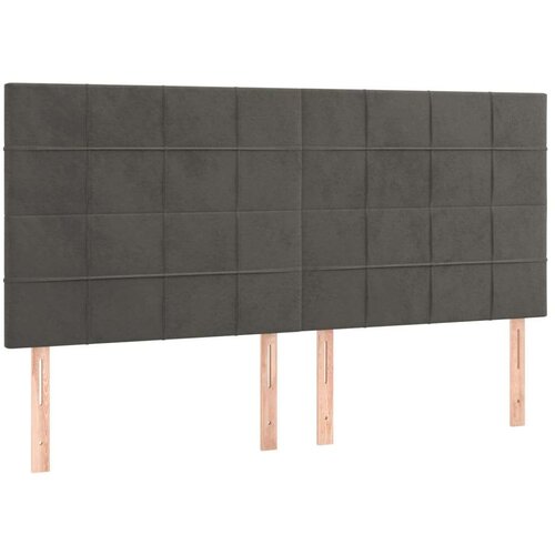  Krevet s oprugama i madracem tamnosivi 180x200 cm bar&amp;scaron;unasti Slike