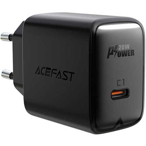 Acefast A1 PD20W omrežni polnilnik, 1x USB-C (črn), (21065529) Slike
