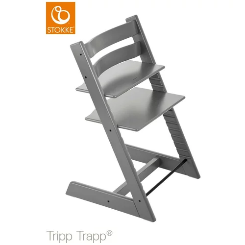Stokke visoki stol za hranjenje Tripp Trapp storm grey 100125